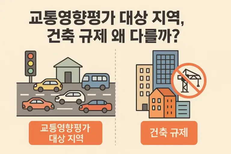 교통영향평가 대상 지역, 건축 규제 왜 다를까?