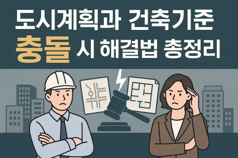도시계획과 건축기준 충돌 시 해결법 총정리