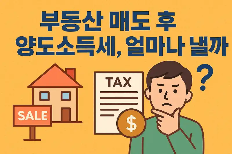 부동산 매도 후 양도소득세, 얼마나 낼까?