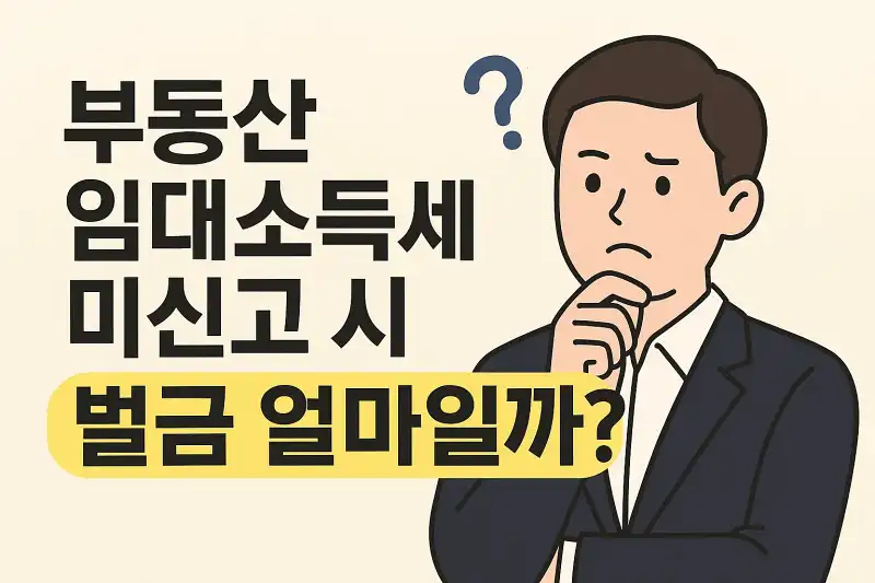 부동산 임대소득세 미신고 시 벌금 얼마일까?