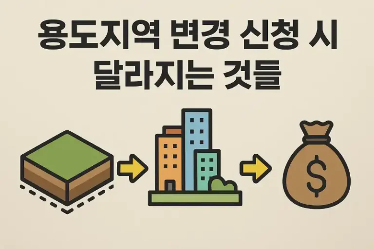 용도지역 변경 신청 시 달라지는 것들