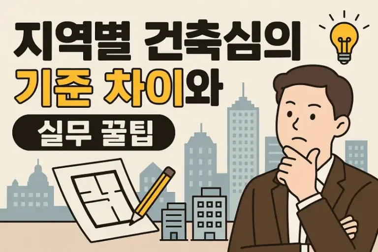 지역별 건축심의 기준 차이와 실무 꿀팁