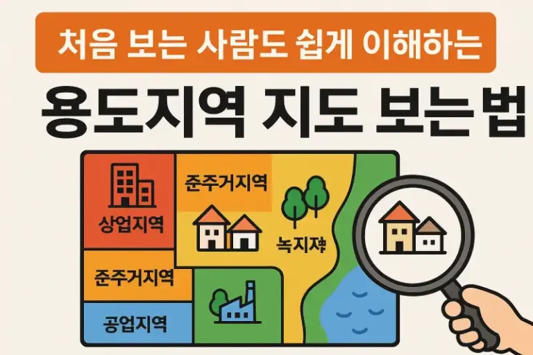 처음 보는 사람도 쉽게 이해하는 용도지역 지도 보는 법