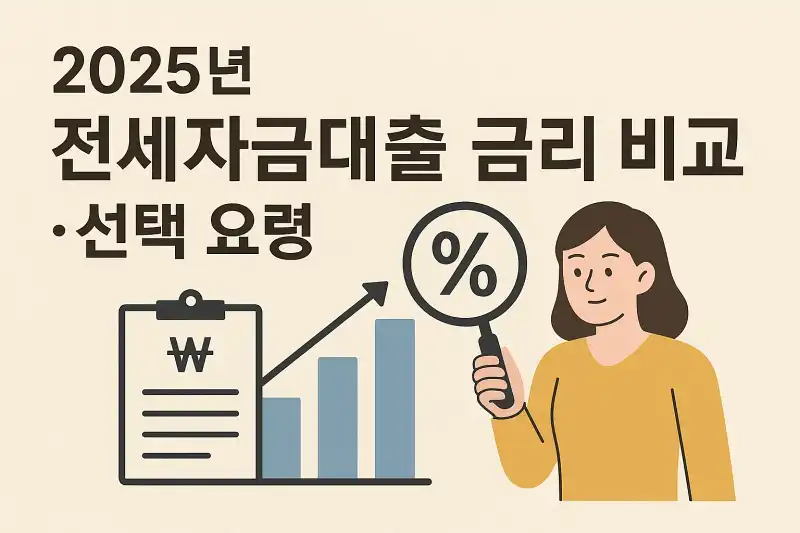 2025년 전세자금대출 금리 비교와 선택 요령