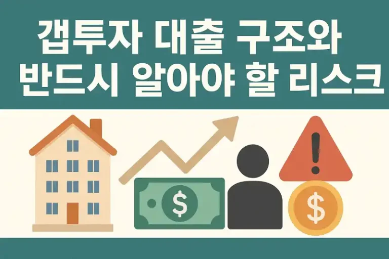 갭투자 대출 구조와 반드시 알아야 할 리스크
