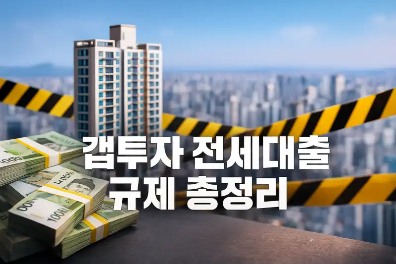 갭투자 전세대출 규제 총정리