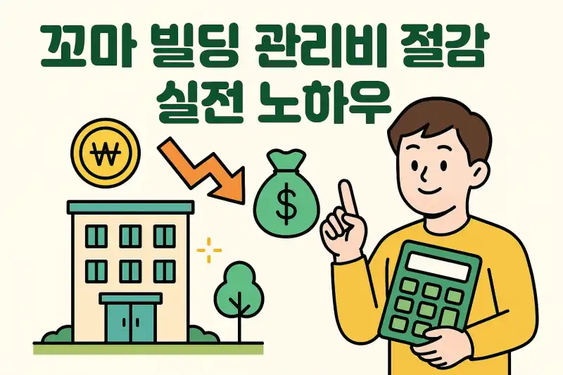 꼬마 빌딩 관리비 절감 실전 노하우