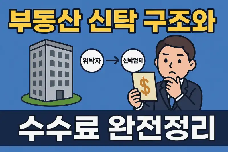 부동산 신탁 구조와 수수료 완전정리