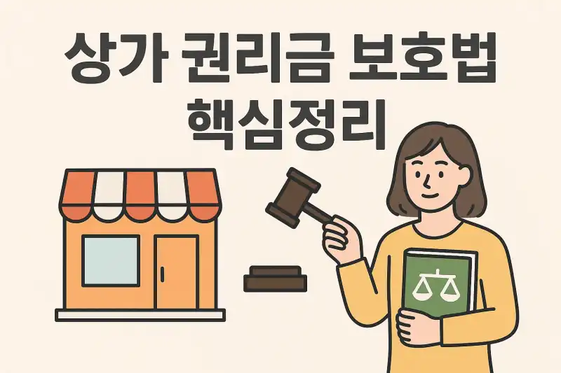 상가 권리금 보호법 핵심정리