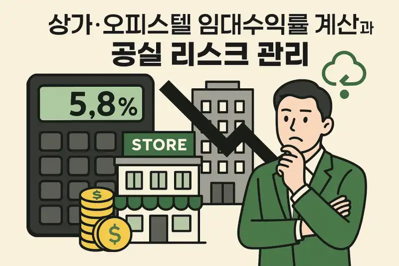상가·오피스텔 임대수익률 계산과 공실 리스크 관리