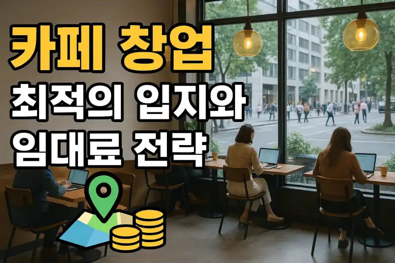 카페 창업, 최적의 입지와 임대료 전략