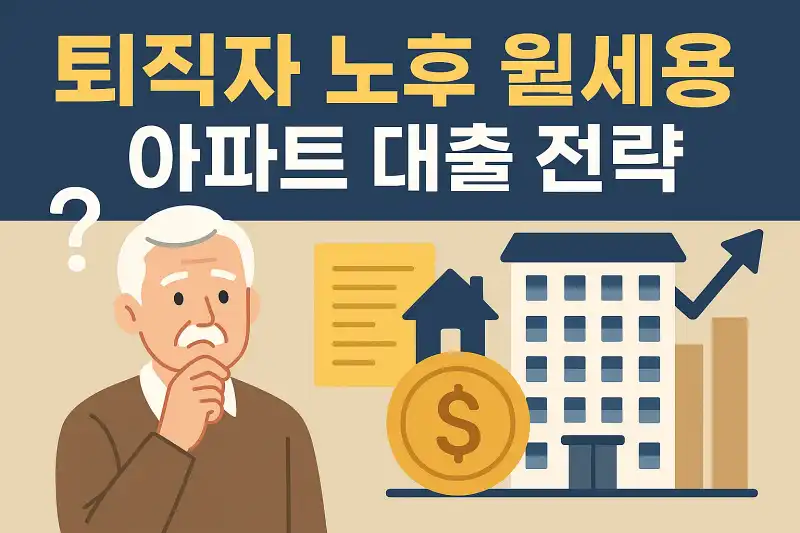 퇴직자 노후 월세용 아파트 대출 전략