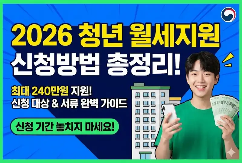 2026 청년 월세지원 신청방법 총정리
