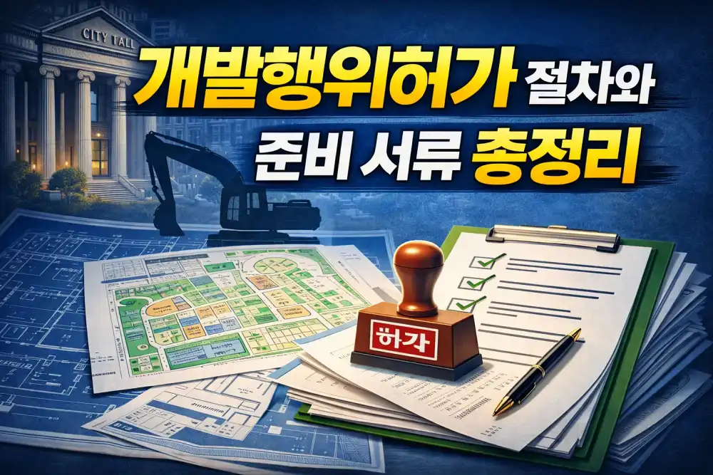 개발행위허가 절차와 준비 서류 총정리