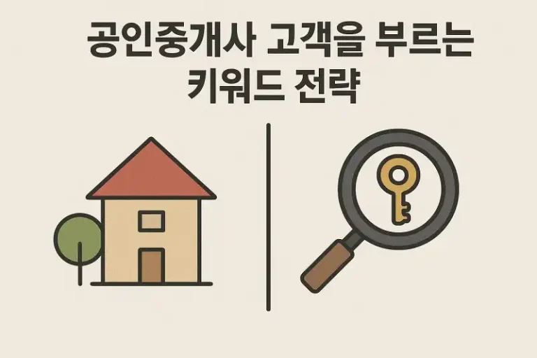 공인중개사 고객을 부르는 키워드 전략