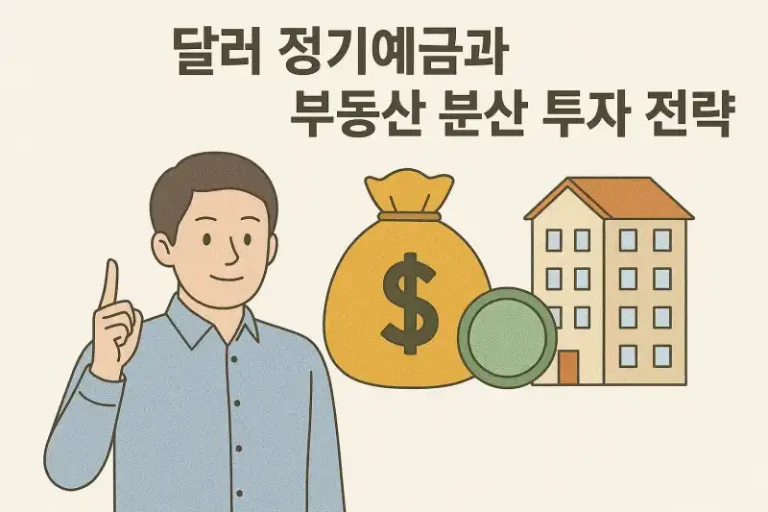 달러 정기예금과 부동산 분산 투자 전략