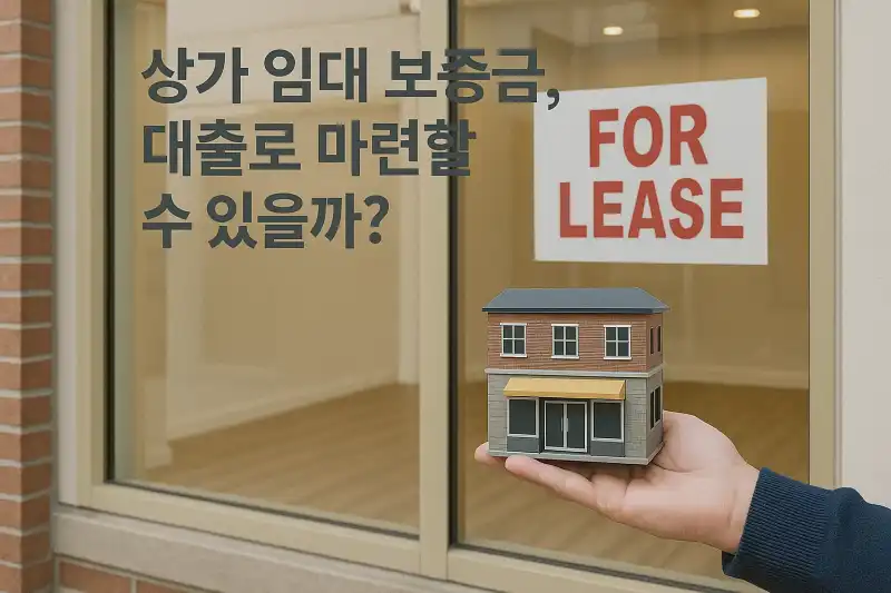 상가 임대 보증금, 대출로 마련할 수 있을까?