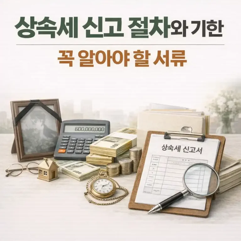 상속세 신고 절차와 기한, 꼭 알아야 할 서류