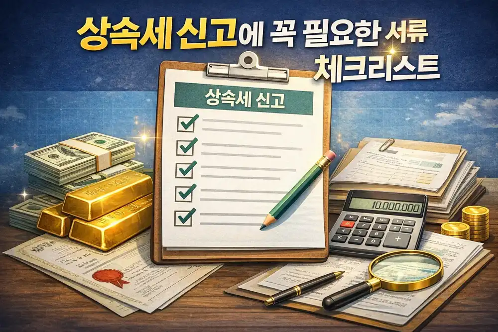 상속세 신고에 꼭 필요한 서류 체크리스트