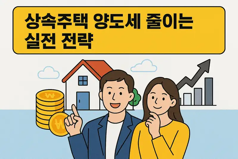 상속주택 양도세 줄이는 실전 전략