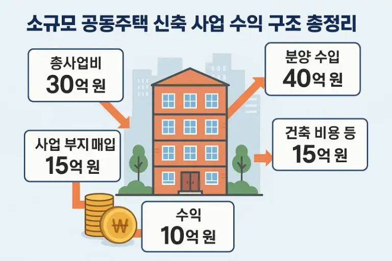 소규모 공동주택 신축 사업 수익 구조 총정리