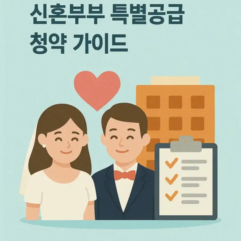 신혼부부 특별공급 청약 가이드