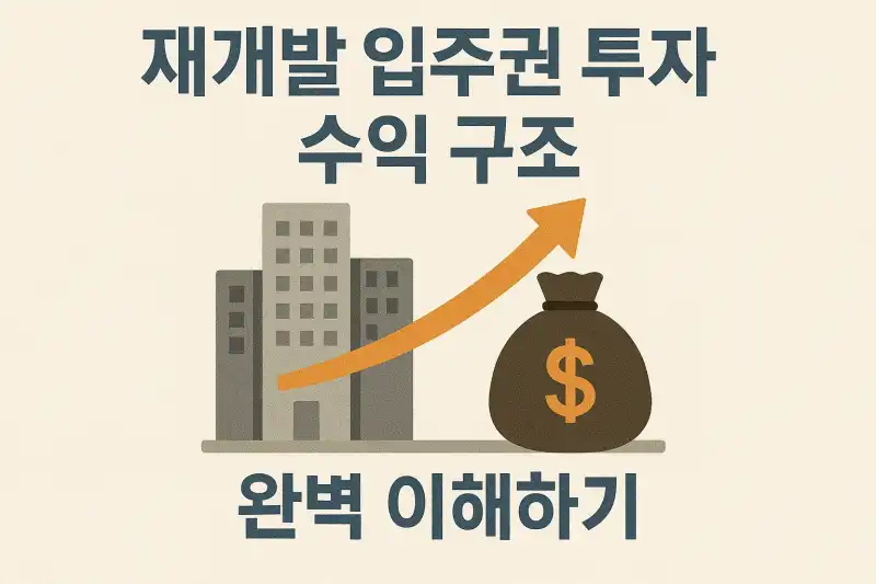 재개발 입주권 투자 수익 구조 완벽 이해하기