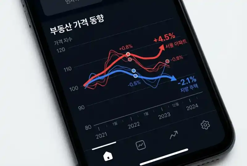 호갱노노 가격 변동 추이 그래프
