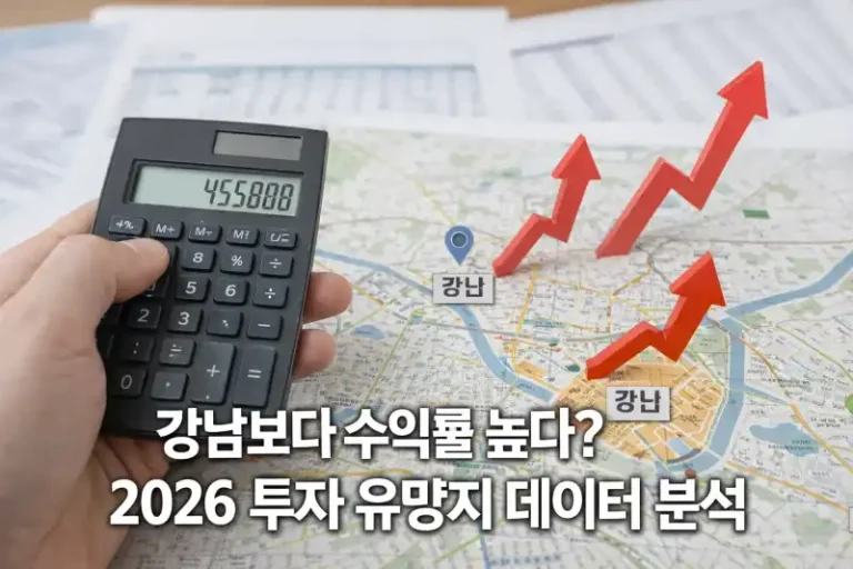강남보다 수익률 높다? 2026 투자 유망지 데이터 분석