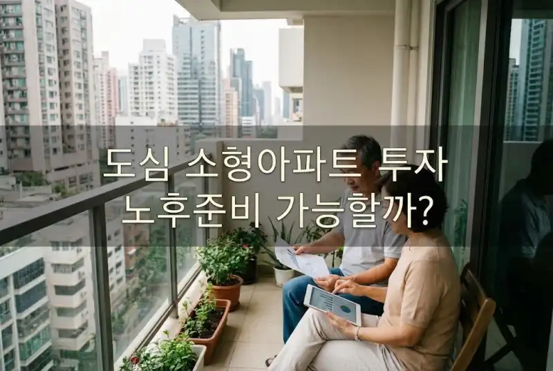 도심 소형아파트 투자 노후준비 가능할까?