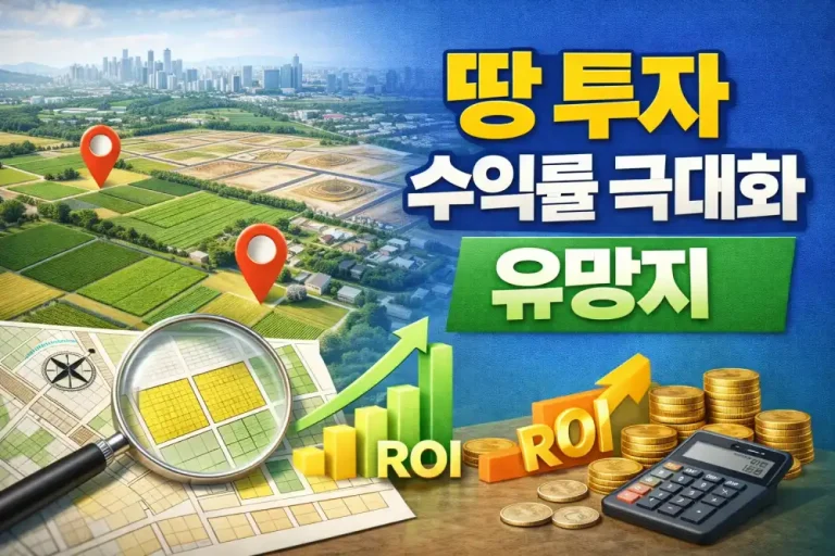 땅 투자 수익률 극대화, 유망지 선별법