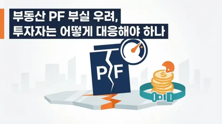 부동산 PF 부실 우려, 투자자는 어떻게 대응해야 하나