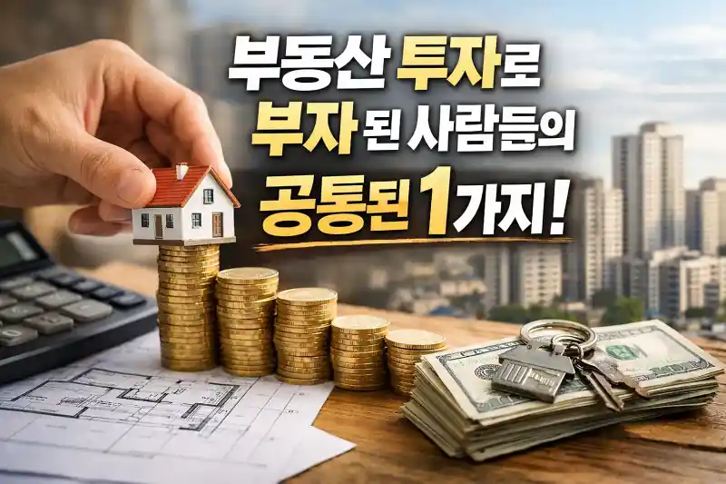 부동산 투자로 부자 된 사람들의 공통된 1가지