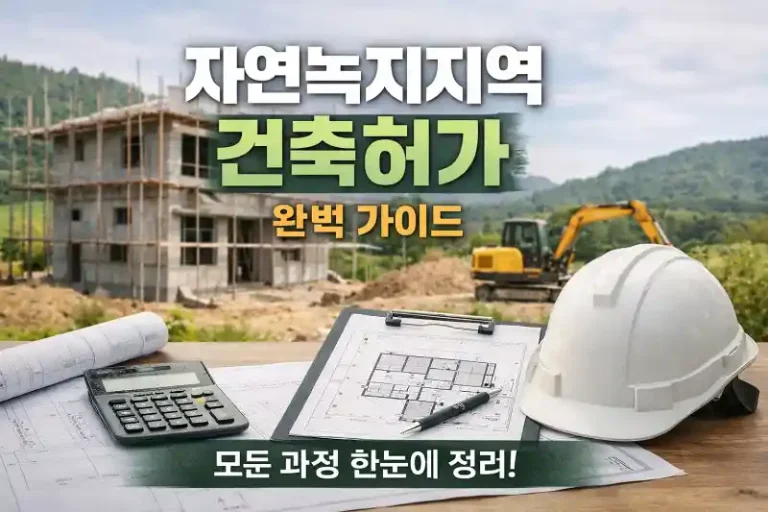 자연녹지지역 건축허가 완벽 가이드