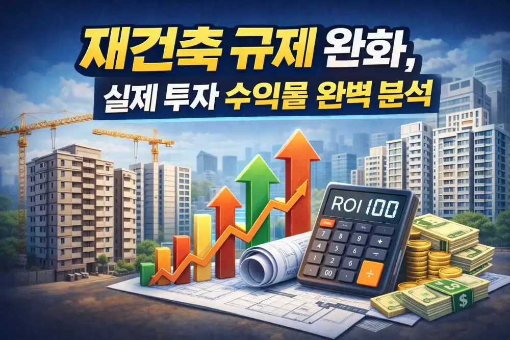 재건축 규제 완화, 실제 투자 수익률 완벽 분석
