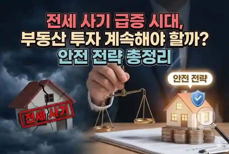 전세 사기 급증 시대, 부동산 투자 계속해야 할까? 안전 전략 총정리