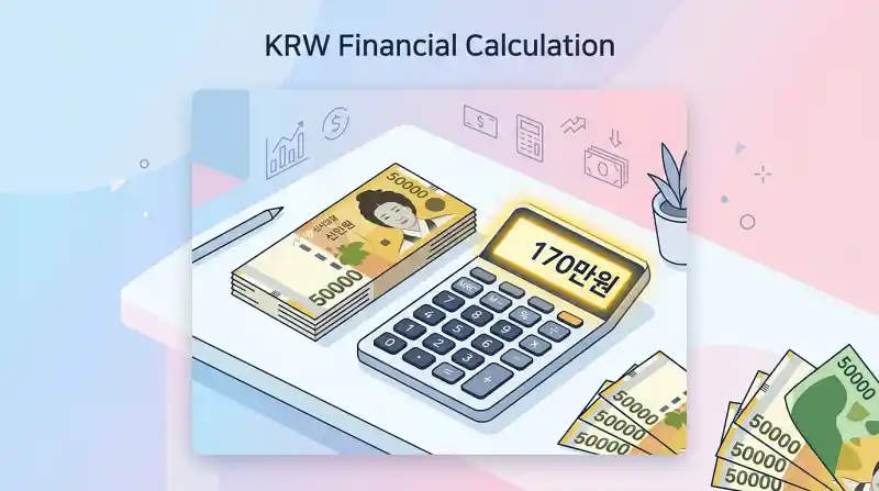 170만원 계산기 인포그래픽