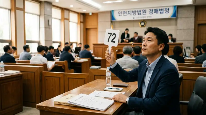 법원 경매 입찰 현장