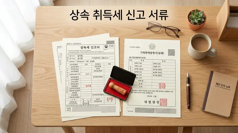 상속 취득세 신고 서류