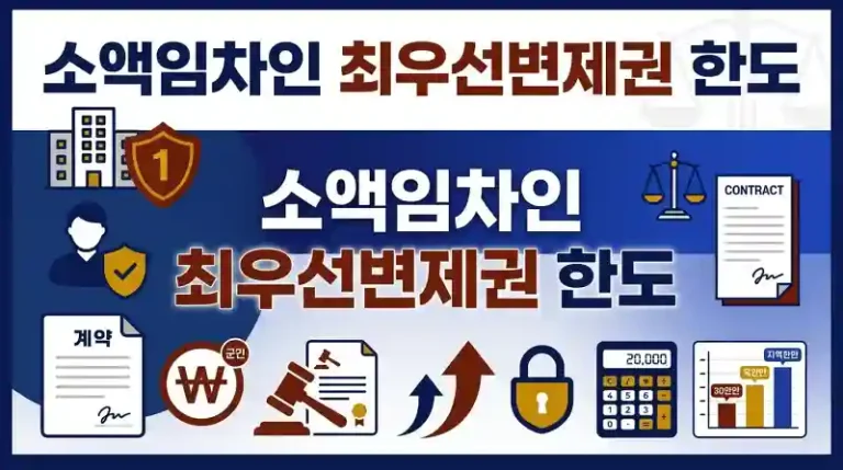 소액임차인 최우선변제권 한도