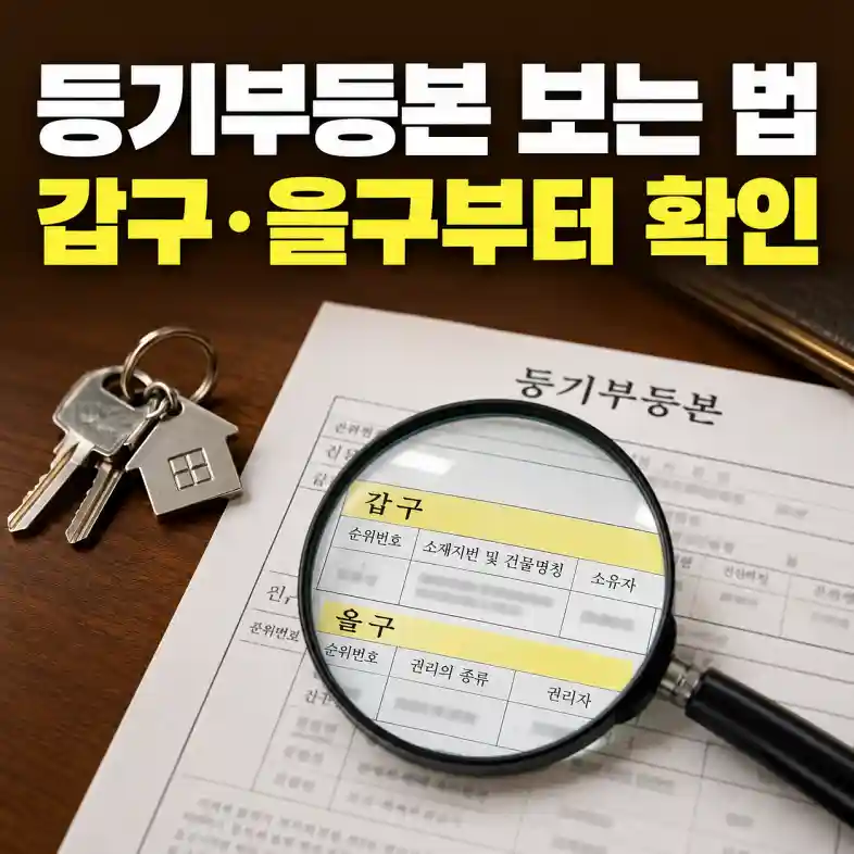 등기부등본 보는 법 2026